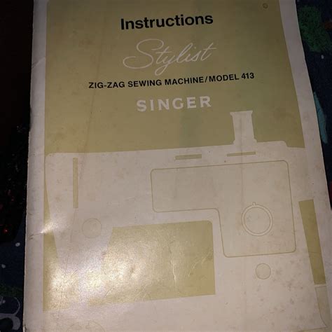 Vintage Singer Stylist Zig Zag Sewing Machine Manual Instruction Booklet EBay