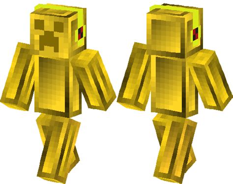 Minecraft Gold Creeper Skin
