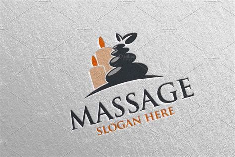 Massage Therapy Logos Svg