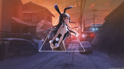 1080p Wallpaper Bunny Girl Senpai