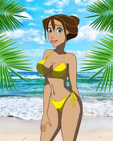 Jane Tarzan In A Bikini By Carlshocker Girl Cartoon Characters
