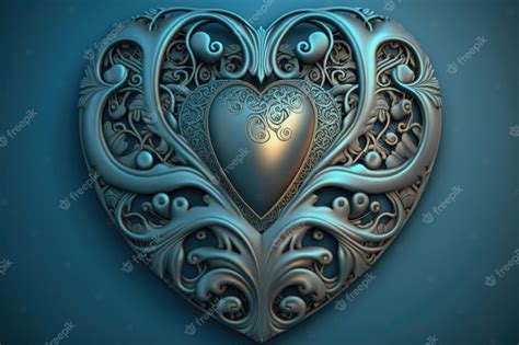 Scrollwork Hearts Clip Art Library