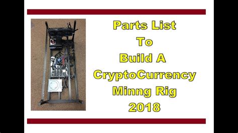 The assumption of this guide is that you are new to cryptocurrency gpu mining and have little experience with building computers on your own. Parts List to Build a CryptoCurrency Mining Rig in 2018 ...