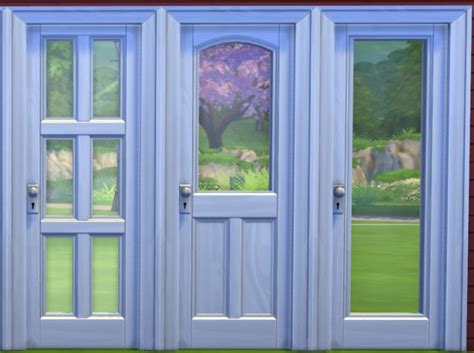12 Wooden Panel Doors Restored To New By Melbrewer367 At Mod The Sims