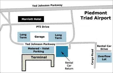 Airport Parking Maps For Fresno Green Bay Greensboro Greenville