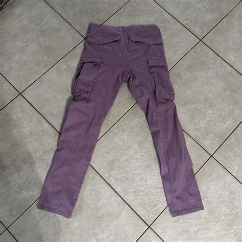 Lavender Cargo Pants Size 30 X 30 Barely Worn Depop