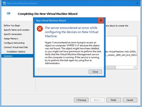 Problem Solved When Hyper V Wont Boot A Newly Created Vm