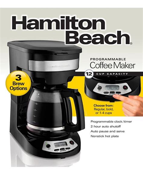 Our bathroom and kitchen showroom is on bothwell road, hamilton, and is within easy reach of all of lanarkshire and only a. Hamilton Beach 12 cup Programmable Coffee Maker & Reviews ...