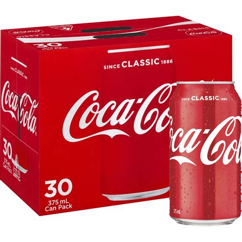 Coca Cola Cans 375ml 30 Pack Big W