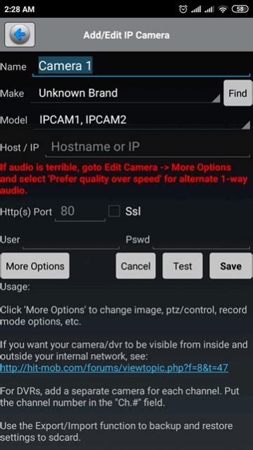 Ip Cam Viewer Settings Ip Cam Pro Set Up Android Pikolfinger
