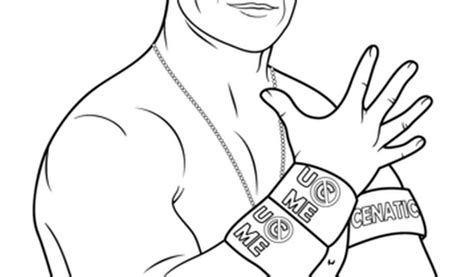 Get This Printable Wwe Coloring Pages John Cena 31902