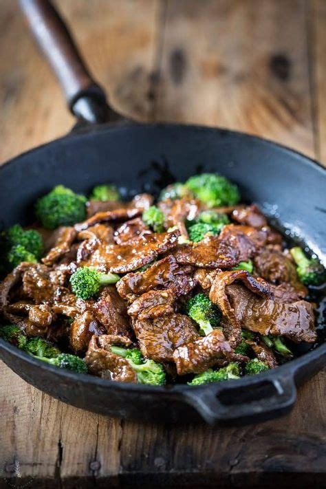 Add 2 tsp of oil to a hot pan or wok and swirl to coat. Keto Low Carb Beef And Broccoli With Flat Iron Steak ...