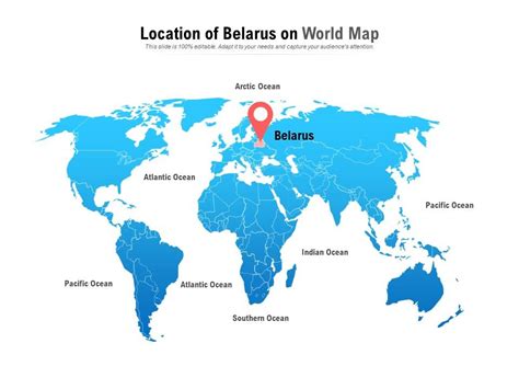 Location Of Belarus On World Map Presentation Graphics Presentation