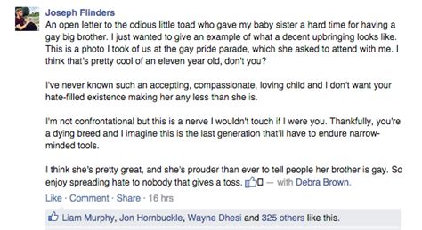 This Gay Guy Stood Up To His Little Sisters Bully With An Open Letter