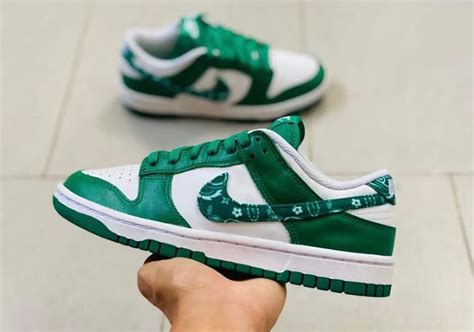 First Look Nike Dunk Low ‘green Paisley Laptrinhx News