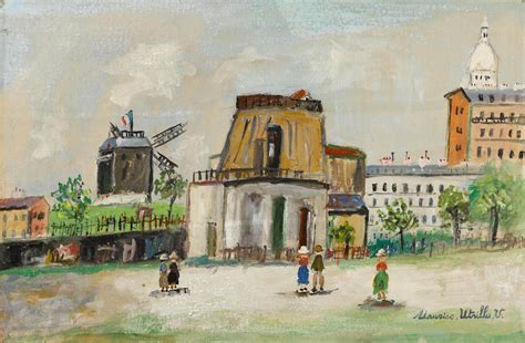 Maurice Utrillo Tour Du Philosophe Et Moulin De La Galette