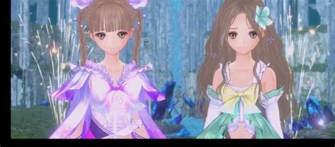 Blue Reflection Sun Yuzu And Lime Shijō Yuzuki Shijō Raimu Anime Photo