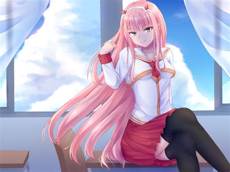 Anime Zero Two Ps4 Wallpapers Wallpaper Cave