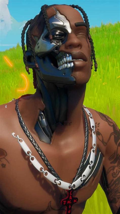 This character was released at fortnite battle royale on 22 april. Travis scott fortnite skin wallpaper HD phone backgrounds ...