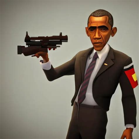Obama In Tf2 As The Spy High Quality Sfm Render Tf2 Stable