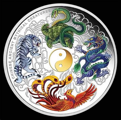 Yin Yang Art Mythical Creatures Dragon Artwork