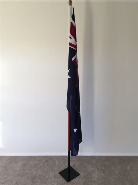 Portable Flagpole In Stainless Steel Or Timber Finish Poseidon Poles
