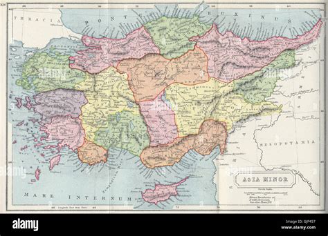 Map Of Asia Minor Atlas Of Ancient And Classical Geography By