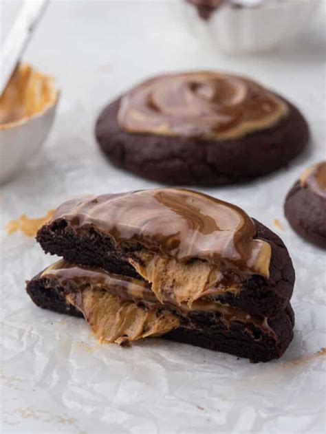 Crumbl Peanut Butter Brownie Cookies Lifestyle Of A Foodie
