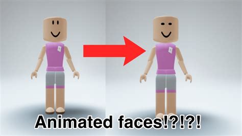 How To Get The New Animated Face In Roblox Youtube