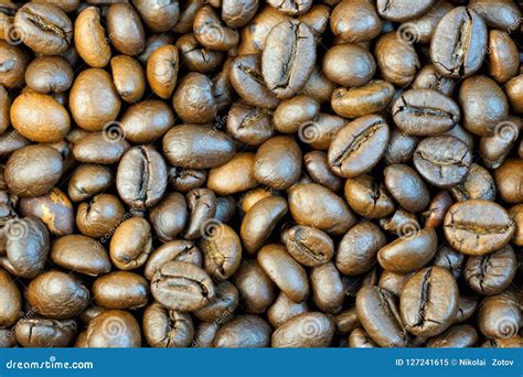 Grains Of Natural Roasted Coffee Stock Image Image Of Refreshing