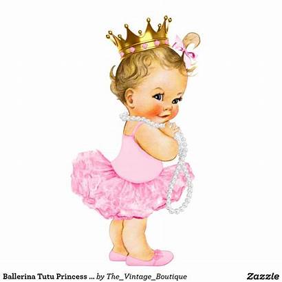 Ballerina Tutu Shower Clipart Princess Zazzle Statuette