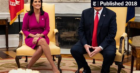 Nikki Haley To Resign As Trumps Ambassador To The Un The New York
