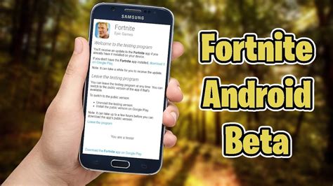 Fortnite Mobile Android Beta Test Sign Up Now Youtube