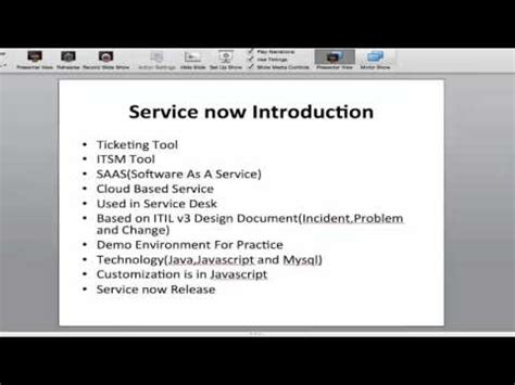 The process was seamless and very easy. Service Now Online Demo session - YouTube