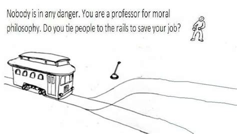 The Philosophy Professor S Problem The Trolley Problem Know Your Meme