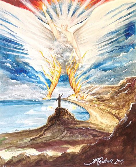 Revelation 10 Then I Saw Another Mighty Angel Coming Down From Heaven