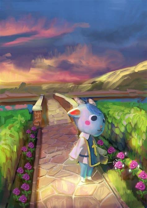 What to gift sherb animal crossing. Sherb watering some roses : AnimalCrossing in 2020 ...