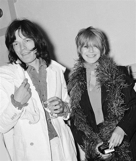 Sixties — Marianne Faithfull And Mick Jagger At The Premiere