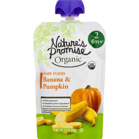 Save On Natures Promise Organic Stage 2 Baby Food Banana And Pumpkin
