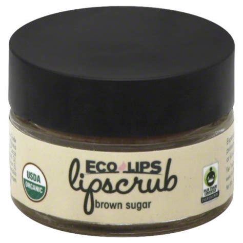 Eco Lips - Organic Lip Scrub Brown Sugar - 0.5 oz. Reviews 2019