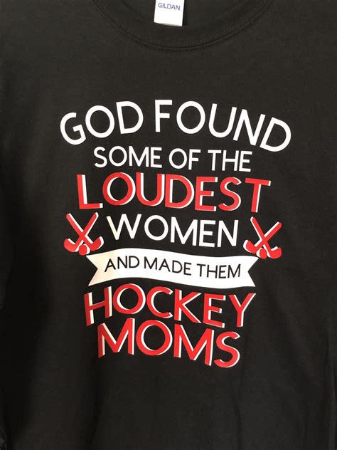 hockey mom shirt god found some of the loudest women and made them hockey moms great for