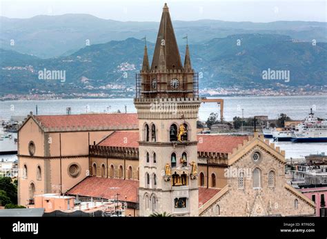 Messina Cathedral Messina Sicily Italy Hi Res Stock Photography And