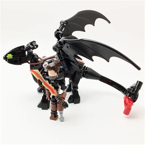 Lego Moc Toothless How To Train Your Dragon By Paulvillemocs
