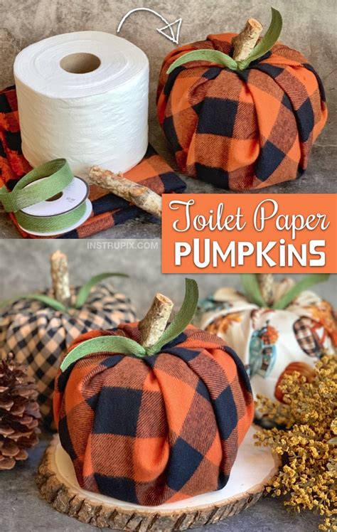Even better, swap out photos year after year to try adding photo coasters to your home office or a sherpa pillow to your living room. DIY Fall Decor Idea: Toilet Paper Pumpkins (Cheap & Easy!)