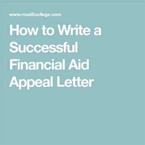 The Words How To Write A Successful Financial Aid Appeal Letter In