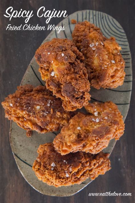 Chicken wings, corn starch, corn syrup, dried red chili pepper, garlic, ginger, grape seed oil, ground black pepper, kosher salt, mustard sauce, peanut oil, peanuts, potato starch, rice syrup, sesame seeds, soy sauce, vegetable oil, vinegar. Spicy Cajun Fried Chicken Wings | Cajun Fried Chicken ...