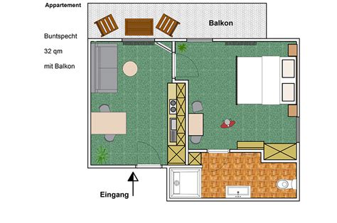 Appartement für 2 personen mit balkon. Ferienwohnung Buntspecht - Haus Schmid - Ferienwohnungen ...