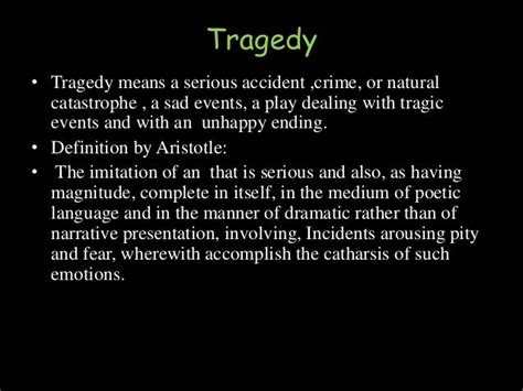 Literary Criticism Epic And Tragedy