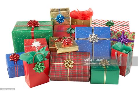Pile Of Christmas Ts Stock Photo Getty Images