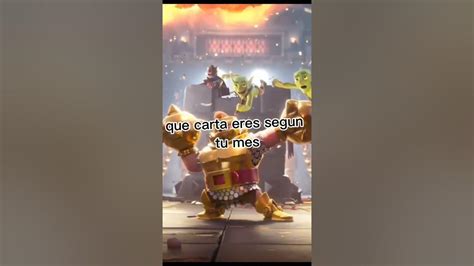 Que Carta De Clash Royale Eres Según Tu Mes Youtube